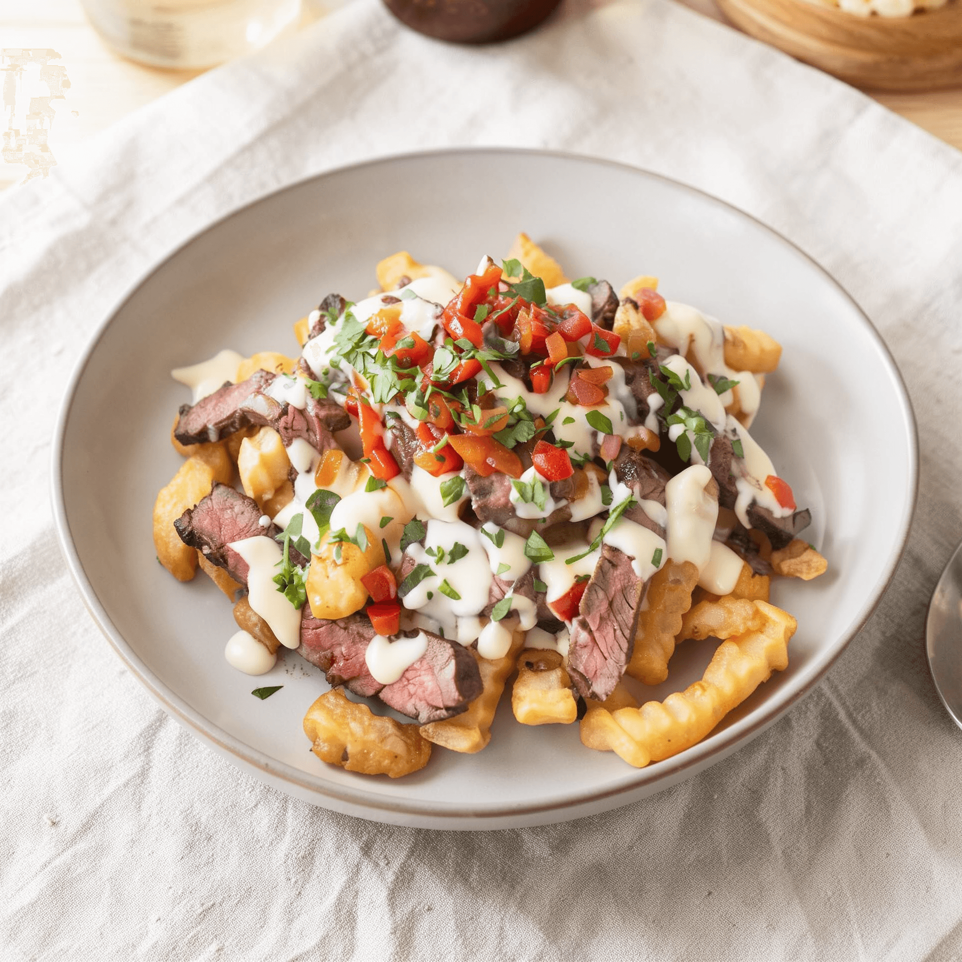 Garlic-Butter Steak Fries
