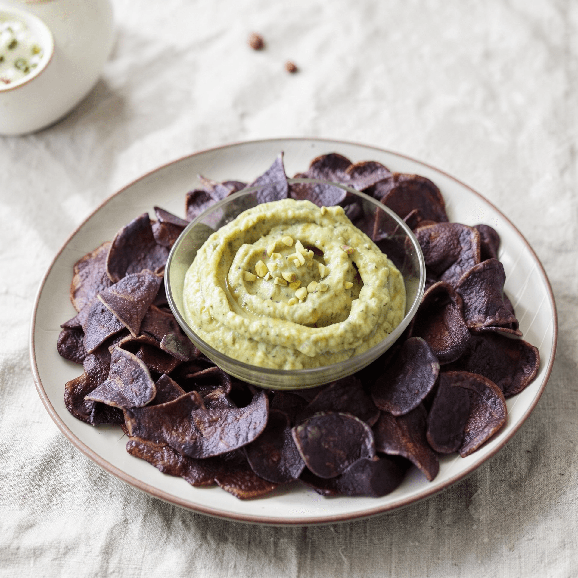 Broiled Zucchini Green Hummus