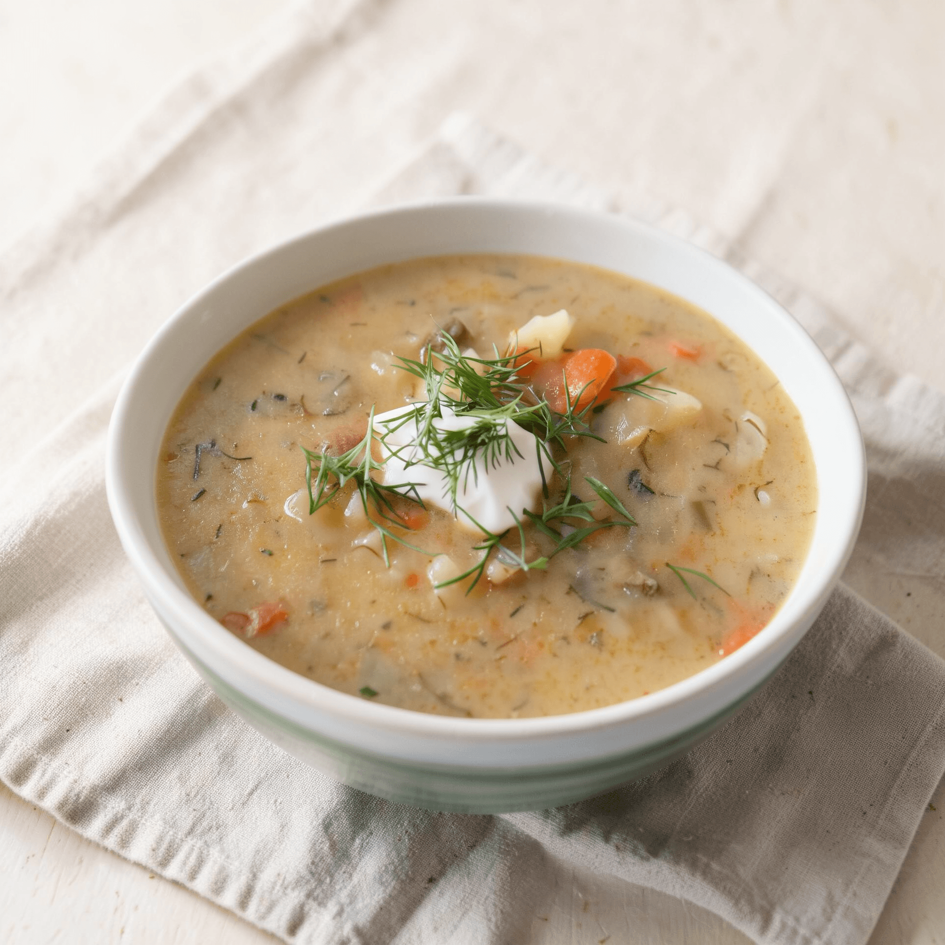 Polish Dill Pickle Potato Soup
