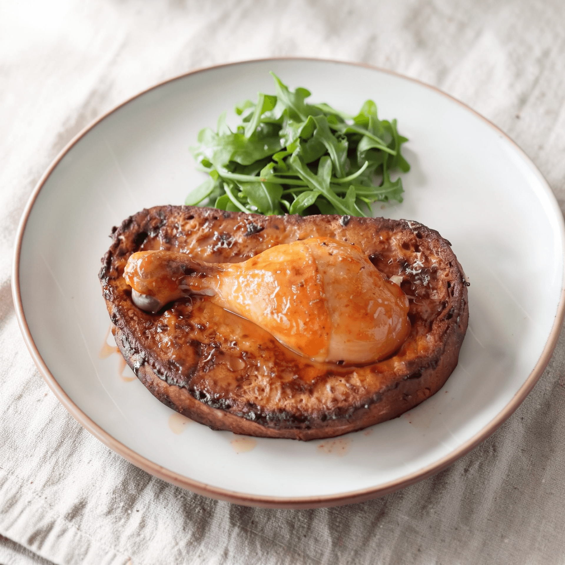 Savory Chicken Leg French Toast