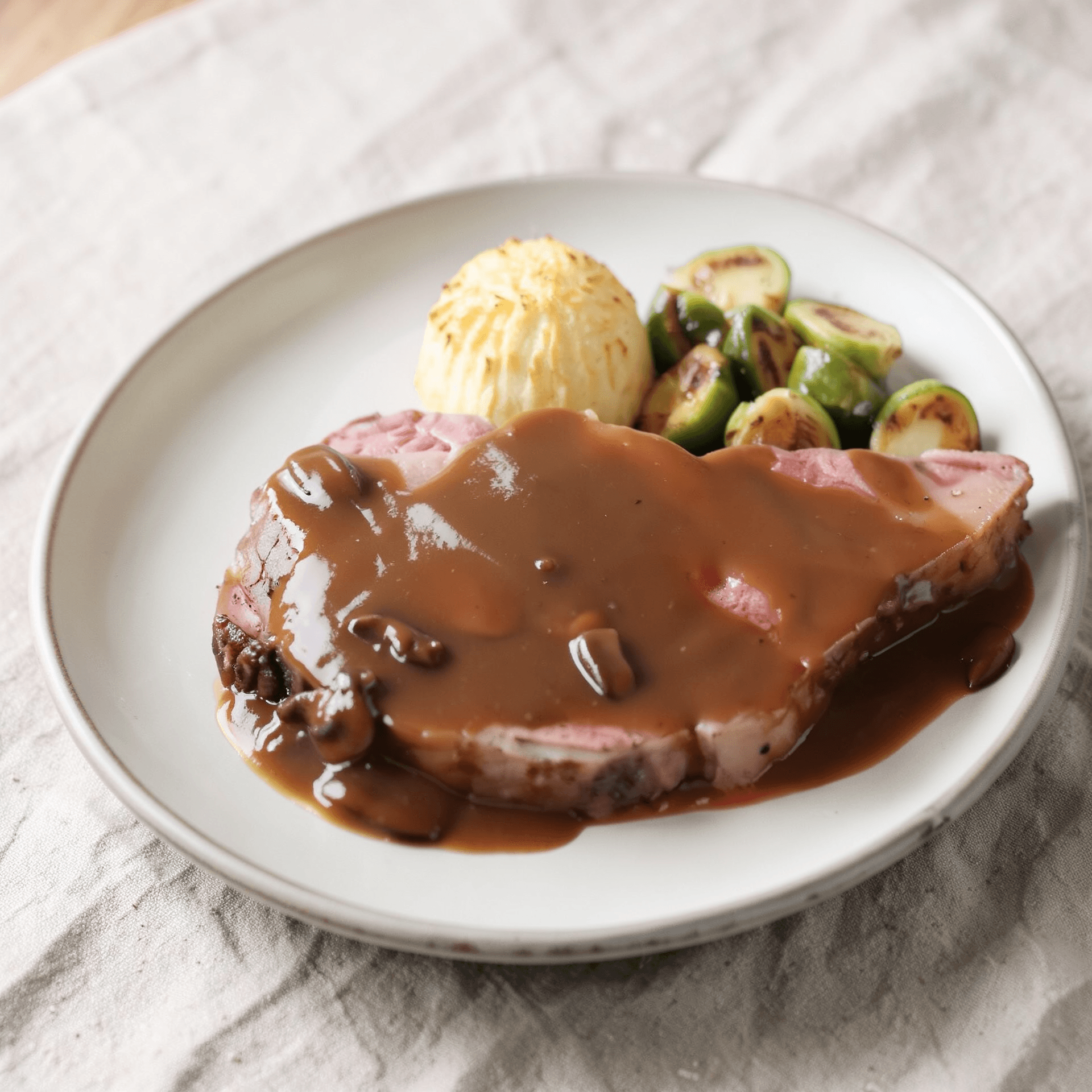 Roasted Bone Prime Rib Gravy