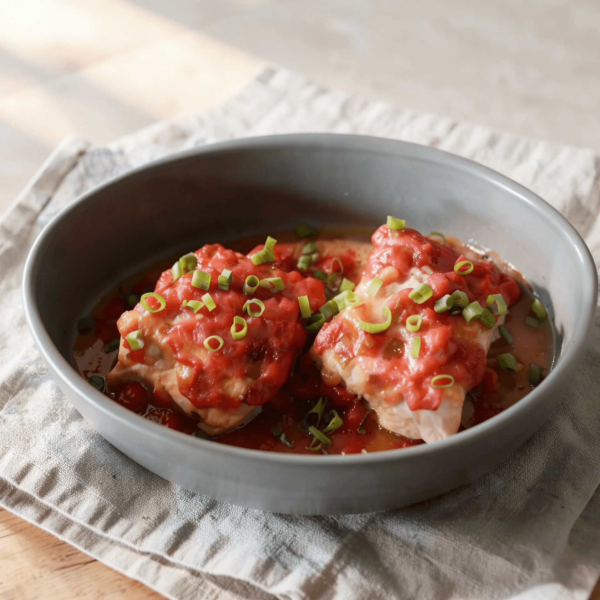 Roasted Rhubarb Salmon