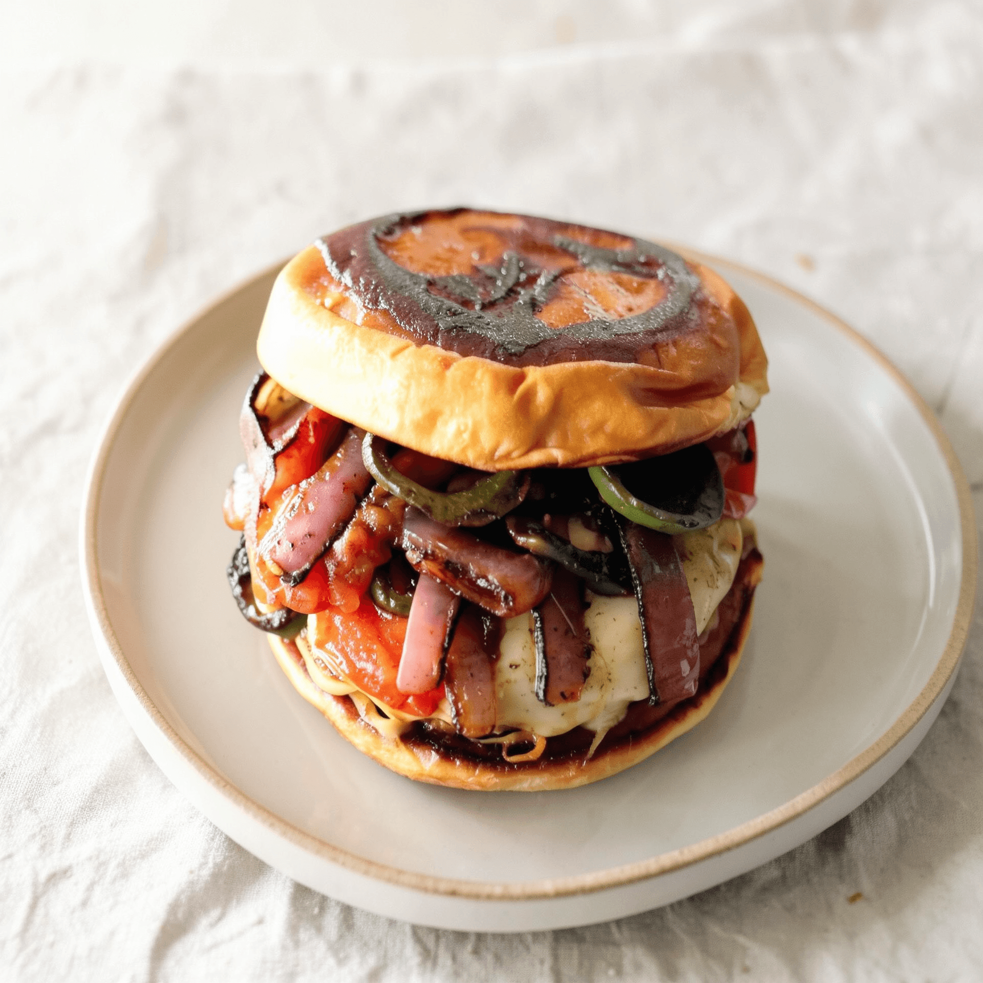 Fajita Cheeseburger