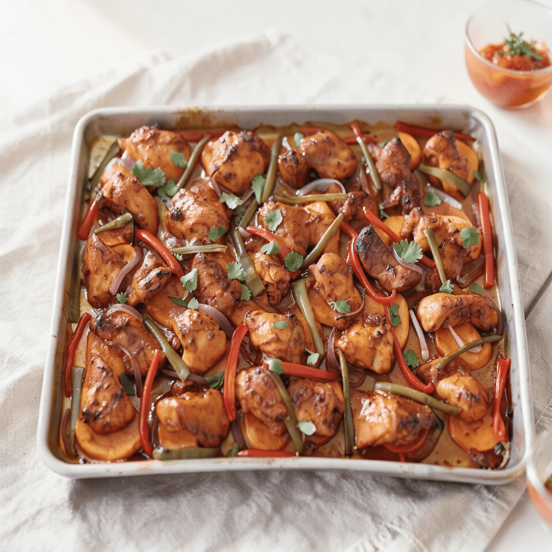 Tailgate Sheet-Pan Tandoori Chicken