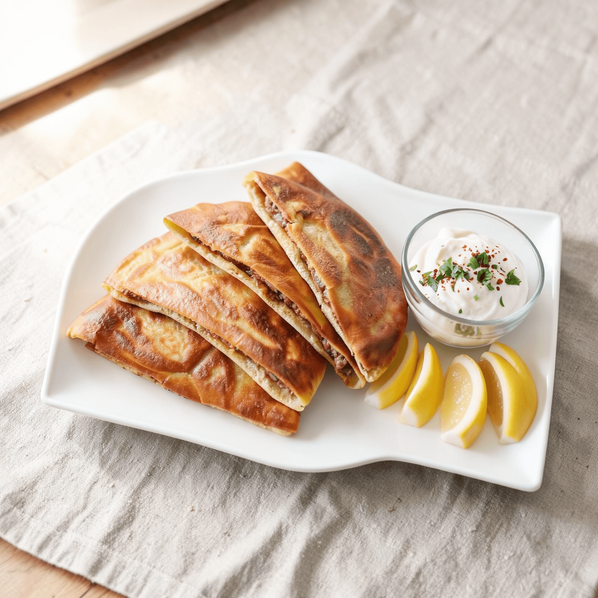 Spiced Lamb Arayes