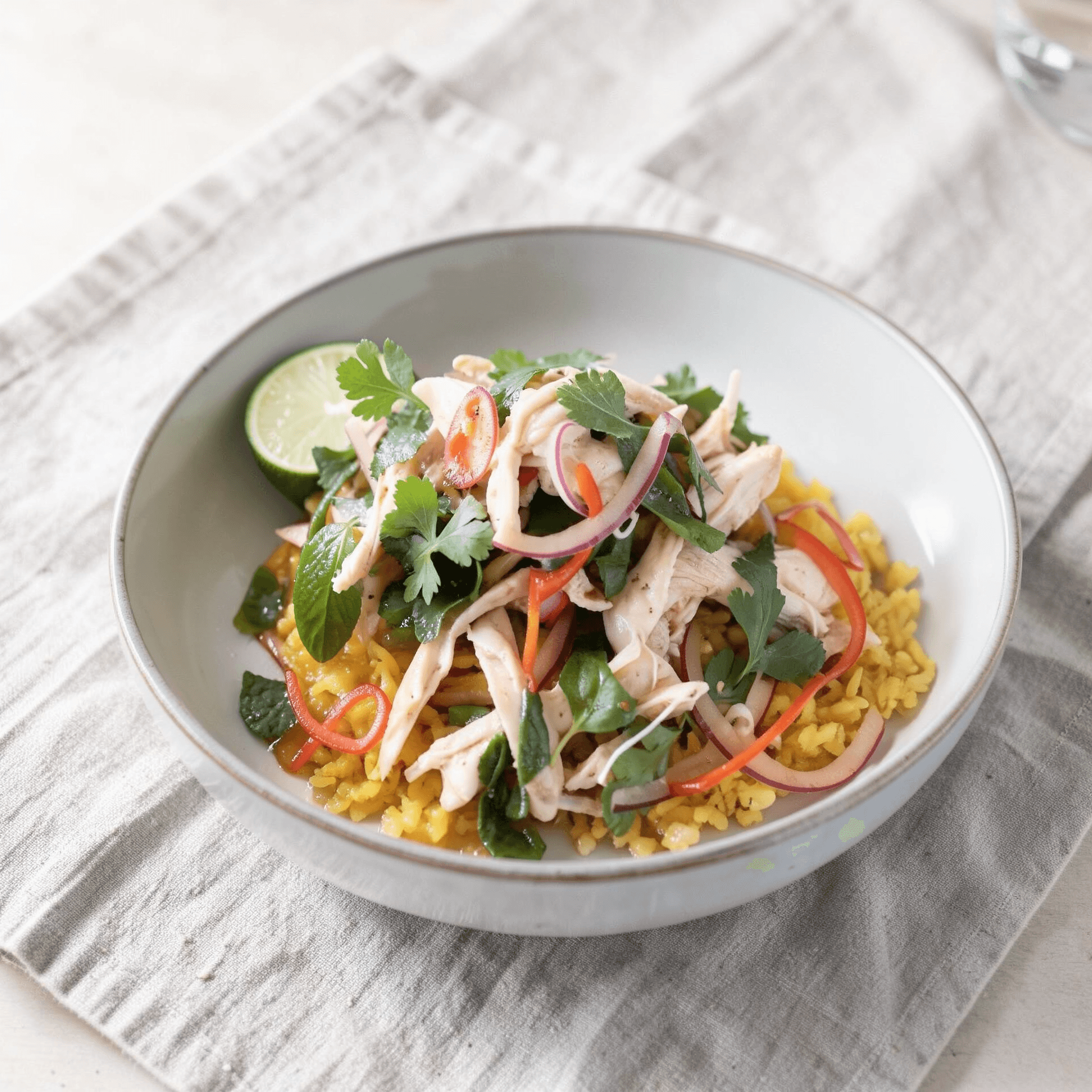 Southeast Asian Style Chicken Rice