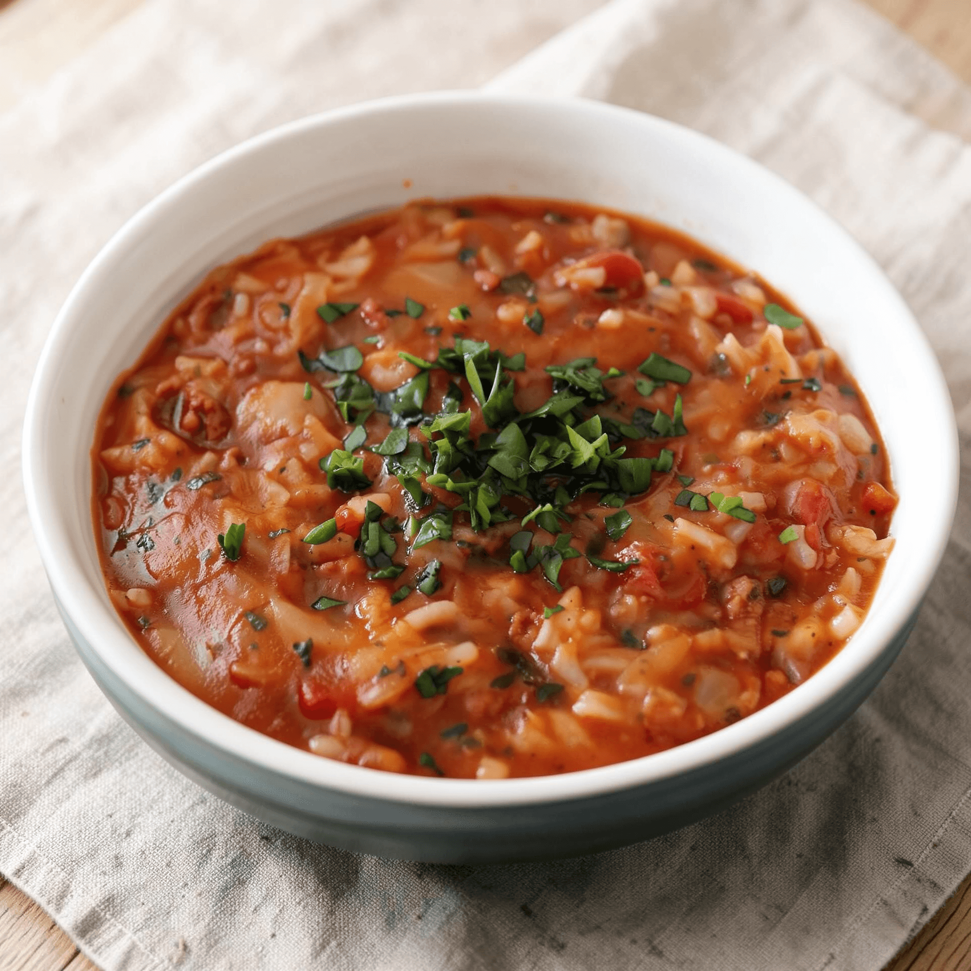 Polish-Style Cabbage Roll Soup
