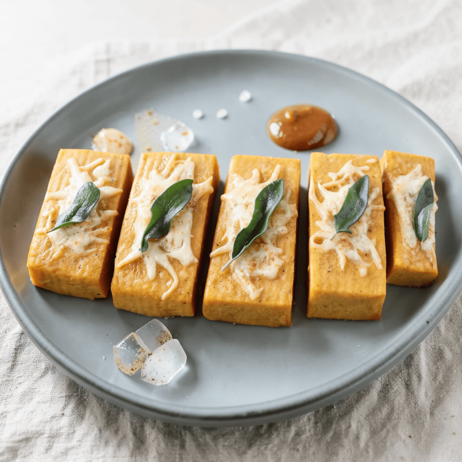 Sage-Infused Baked Pumpkin Polenta