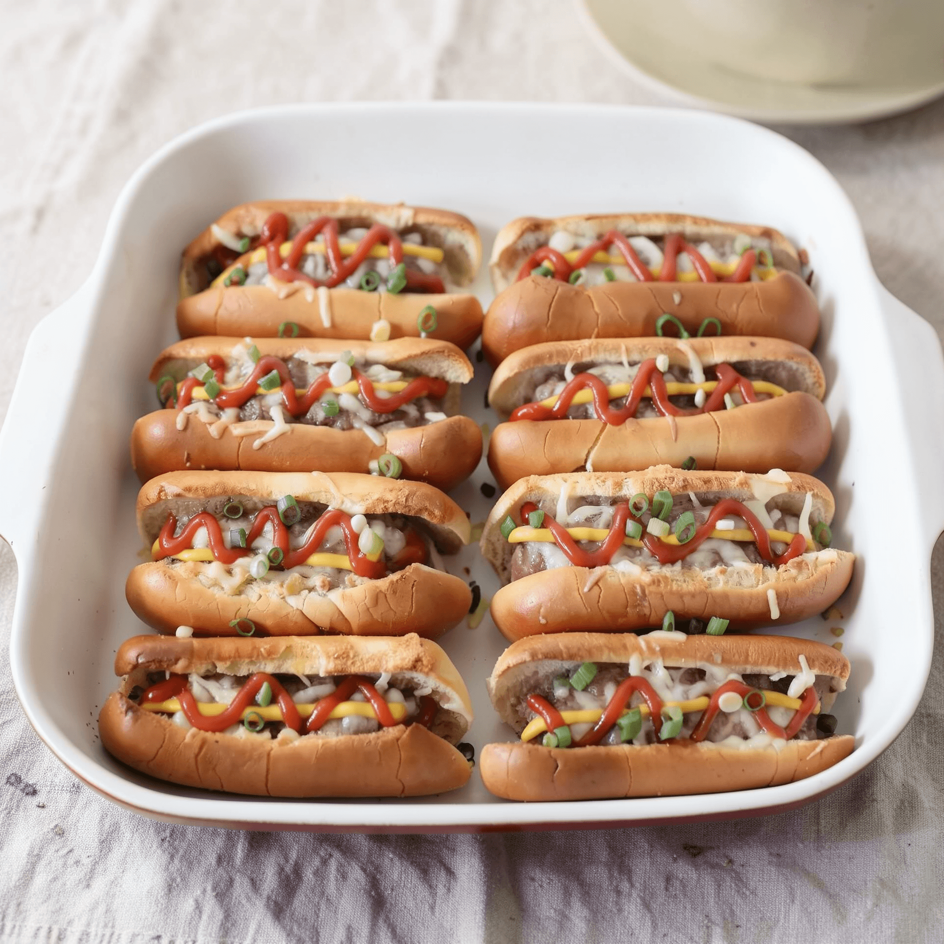 Cheddar-Stuffed Baked Burger Dog