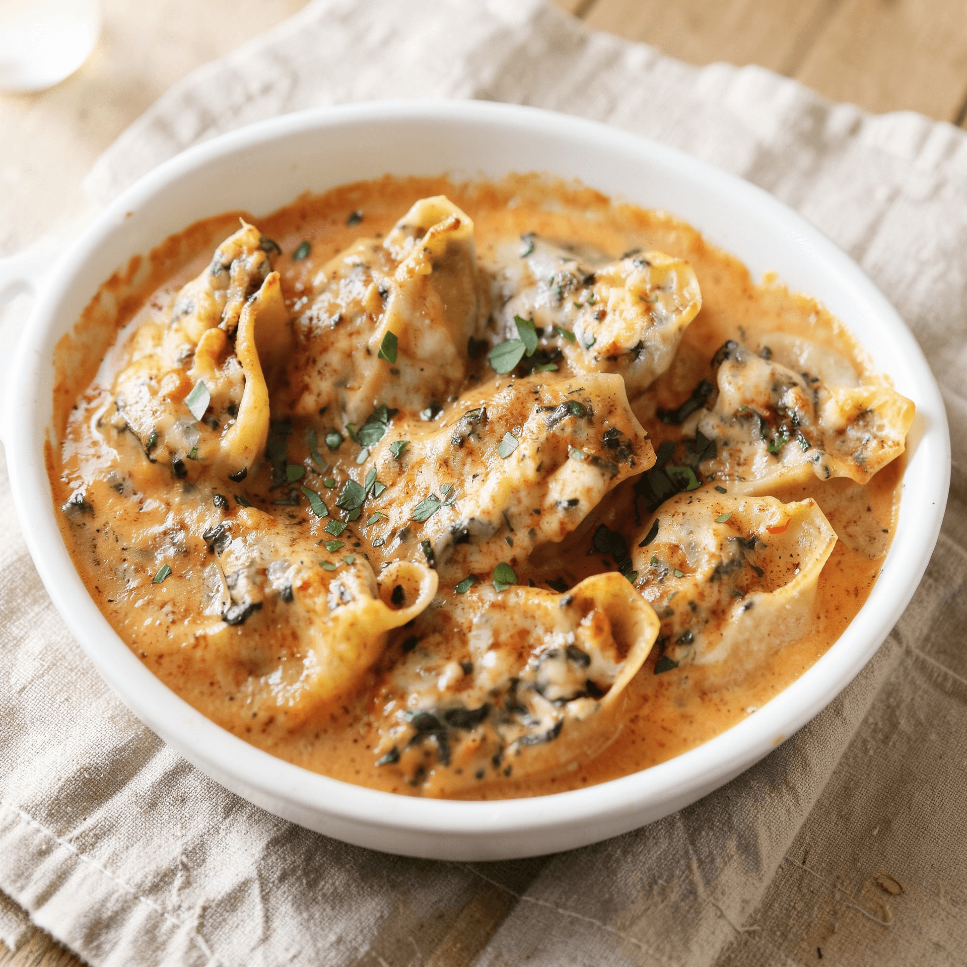 Lobster-Stuffed Pasta Shells