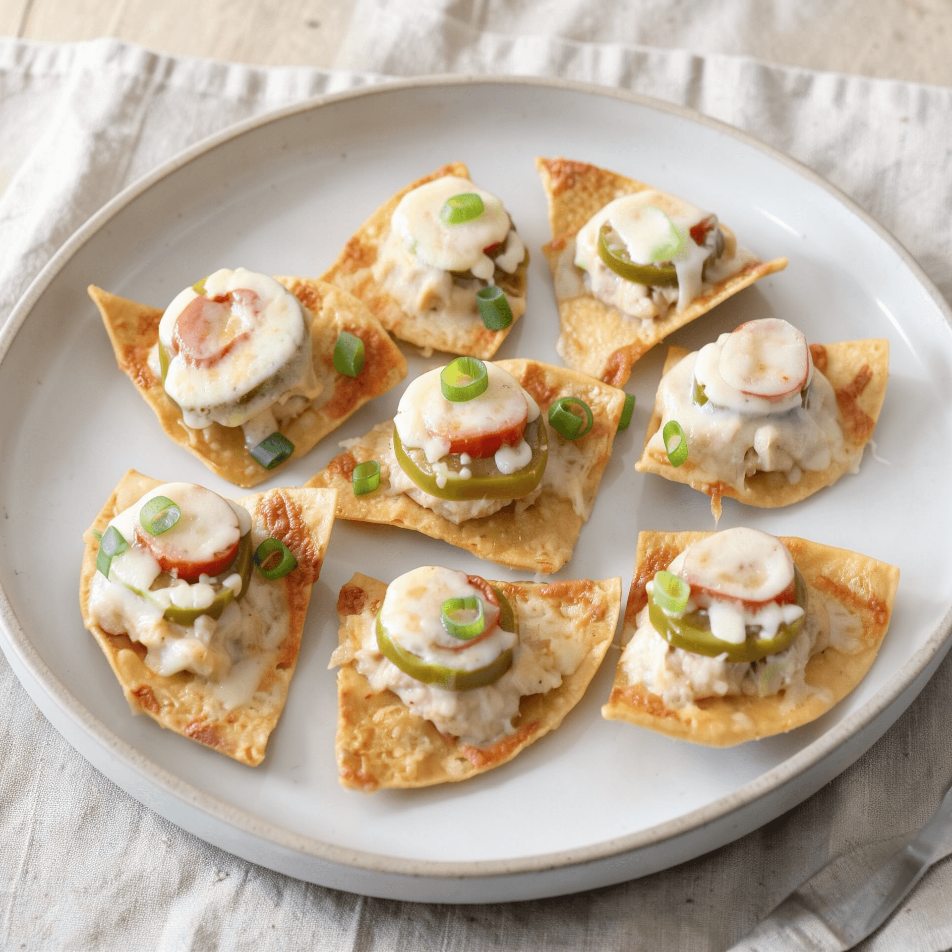 Individual Tuna Melt Nachos