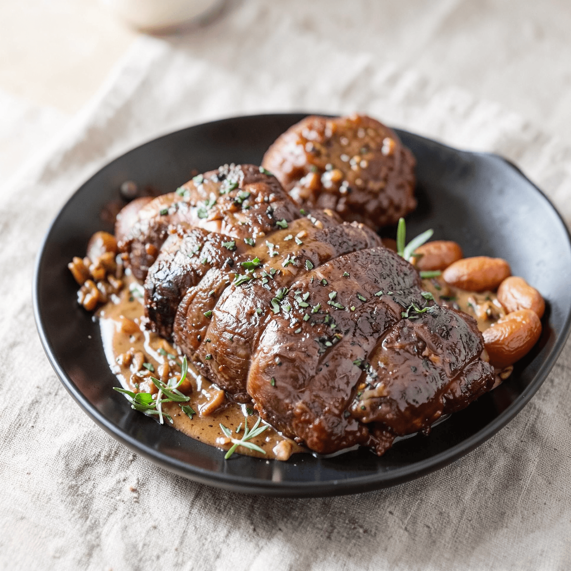 Roast Beef with Pan Gravy