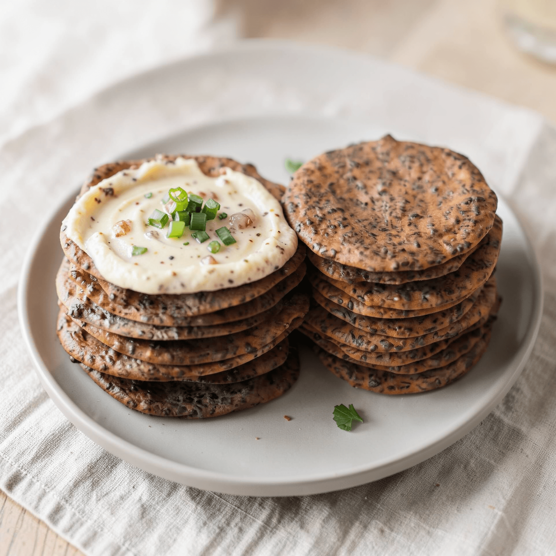 Black Magic Sesame Crisps