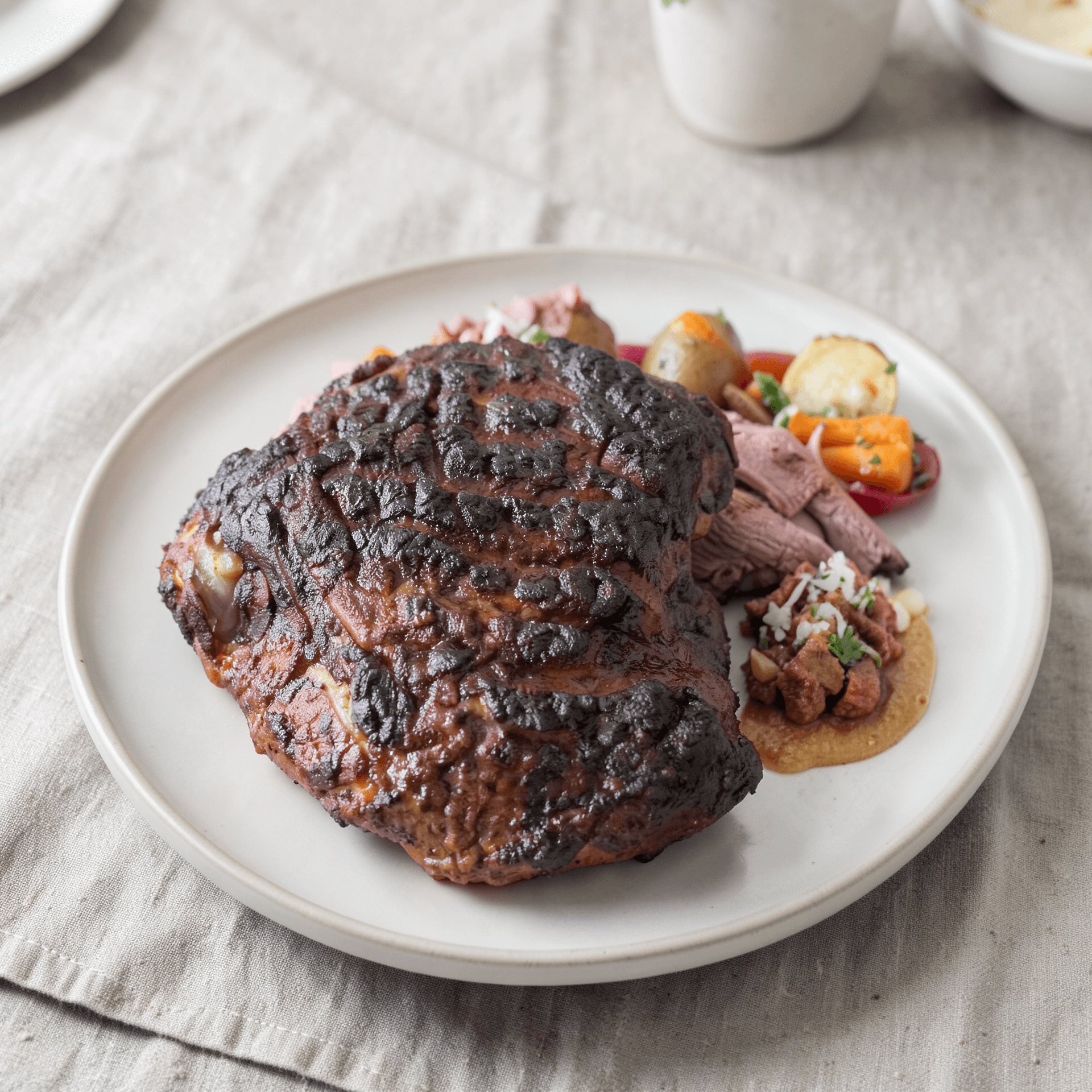 Barbacoa-Spiced Roasted Leg of Lamb