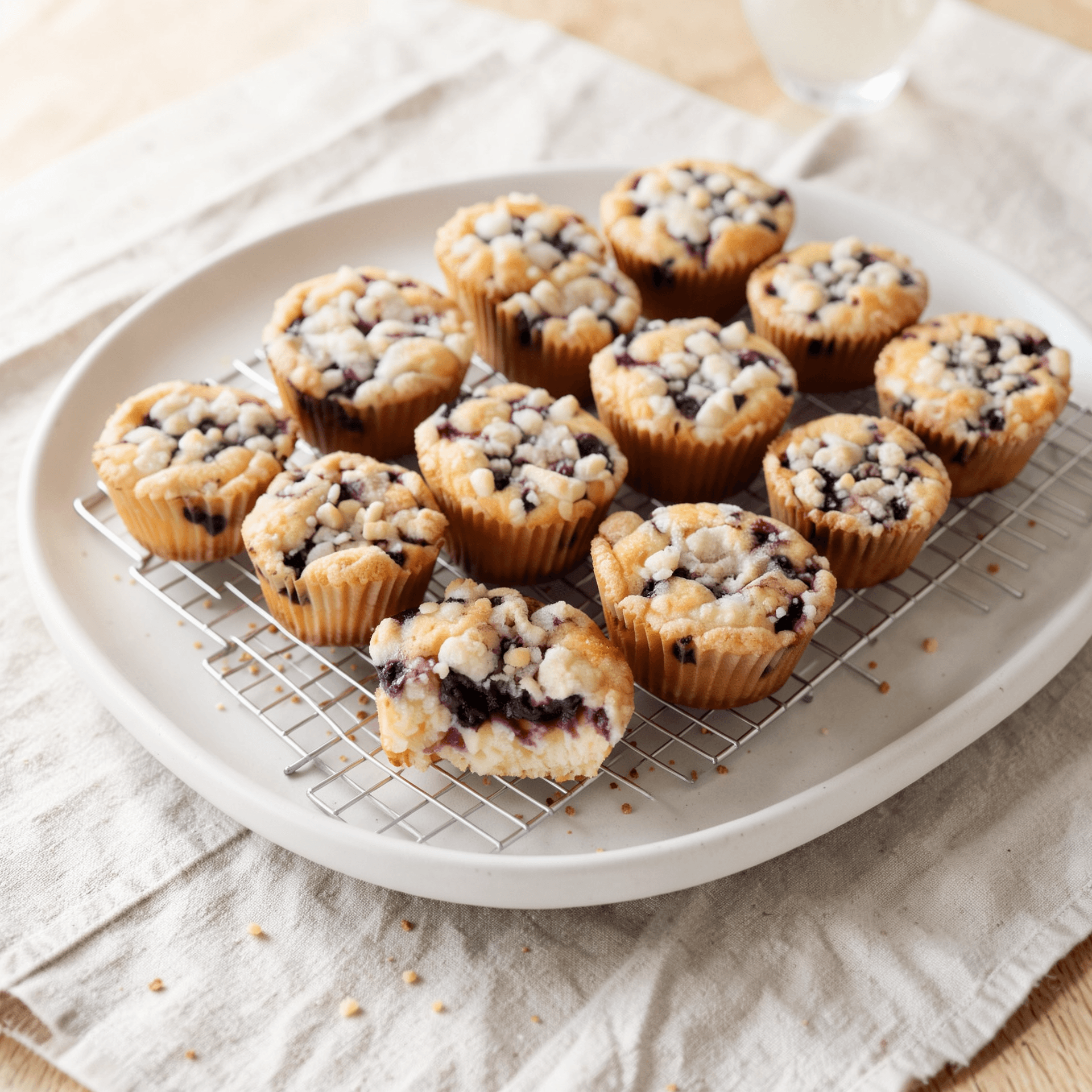 Wild Blueberry Lemon Crumb Cake