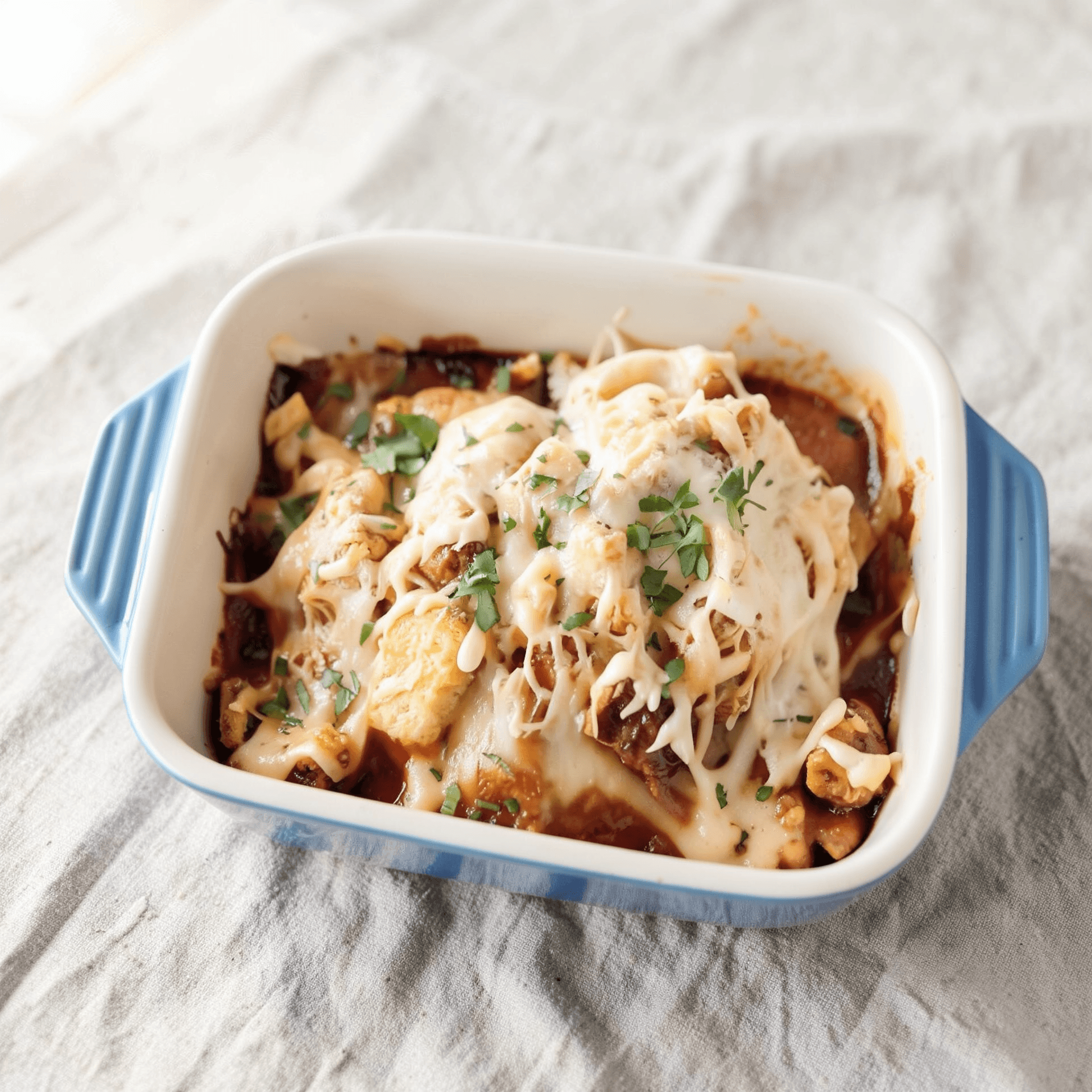 Easy Chicken Parm for One
