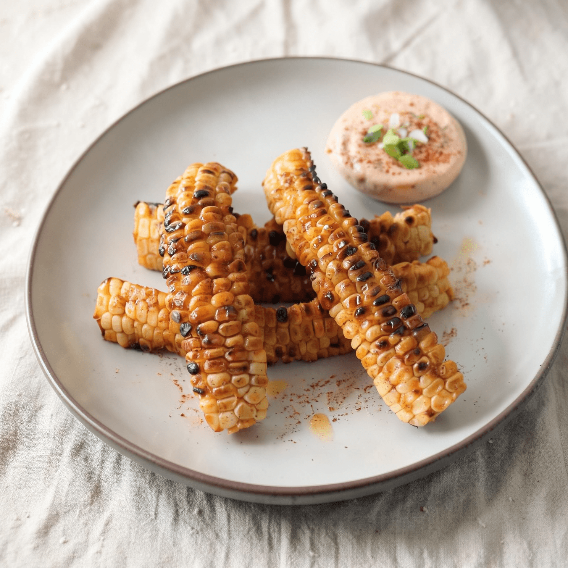 Dry-Rubbed Corn Ribs