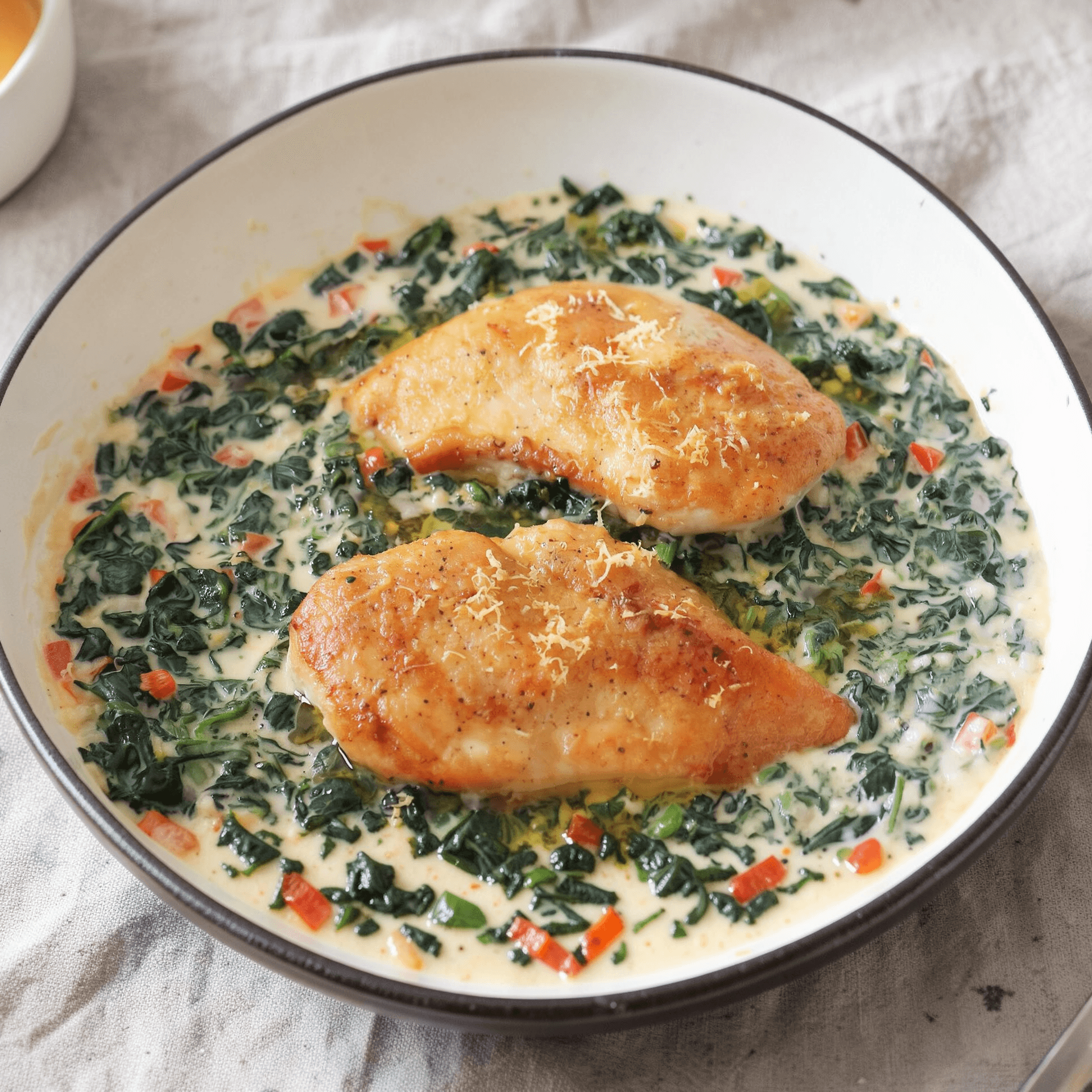Creamy Chicken Florentine