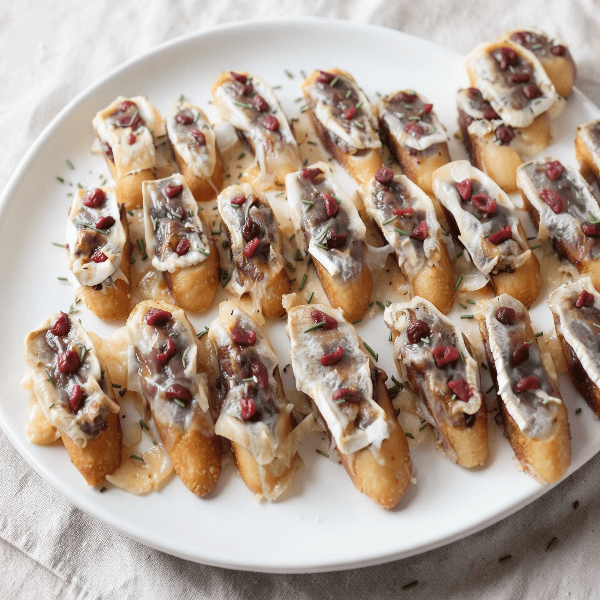 Sugar Plum Baked Brie Bites