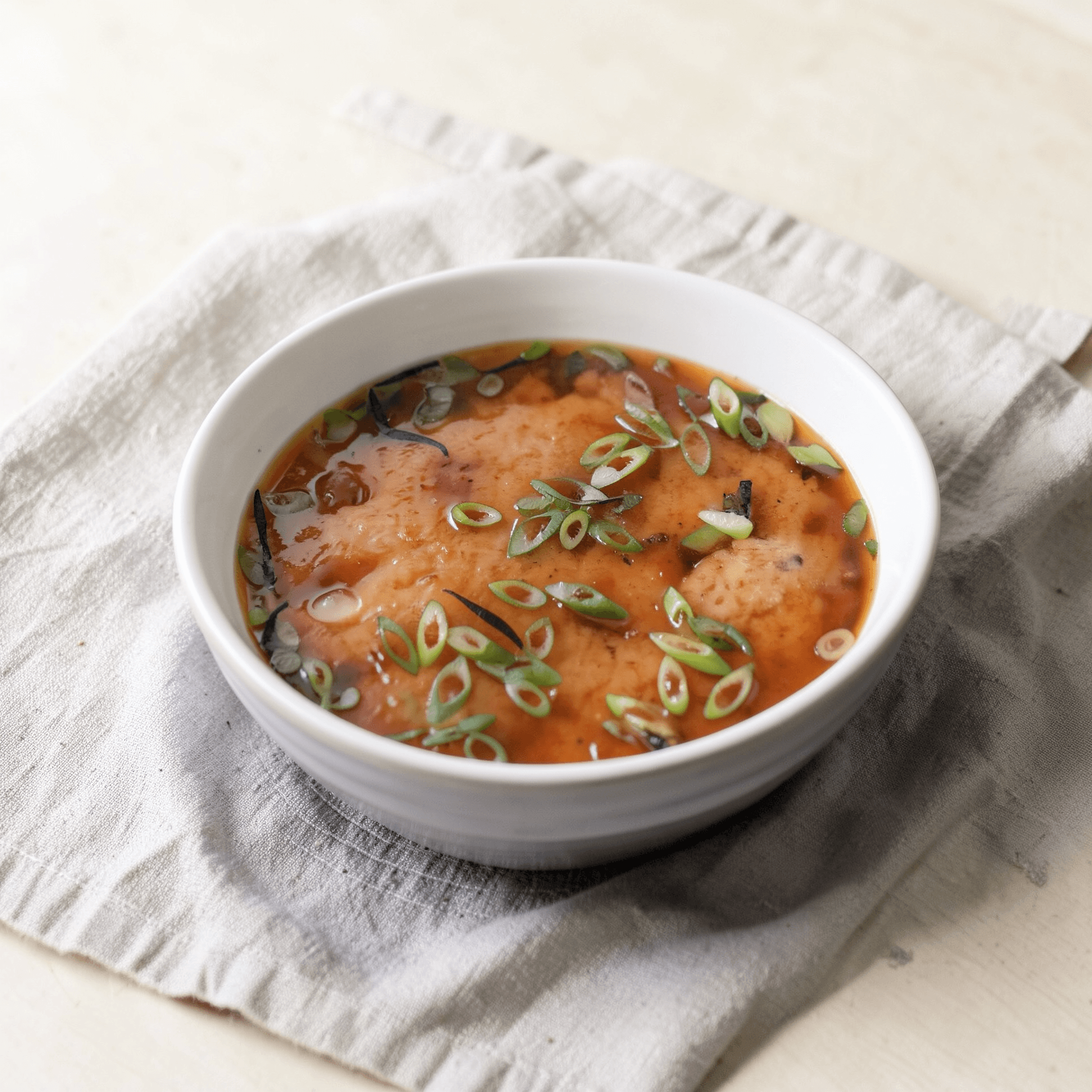 Homemade Miso Soup with Dashi