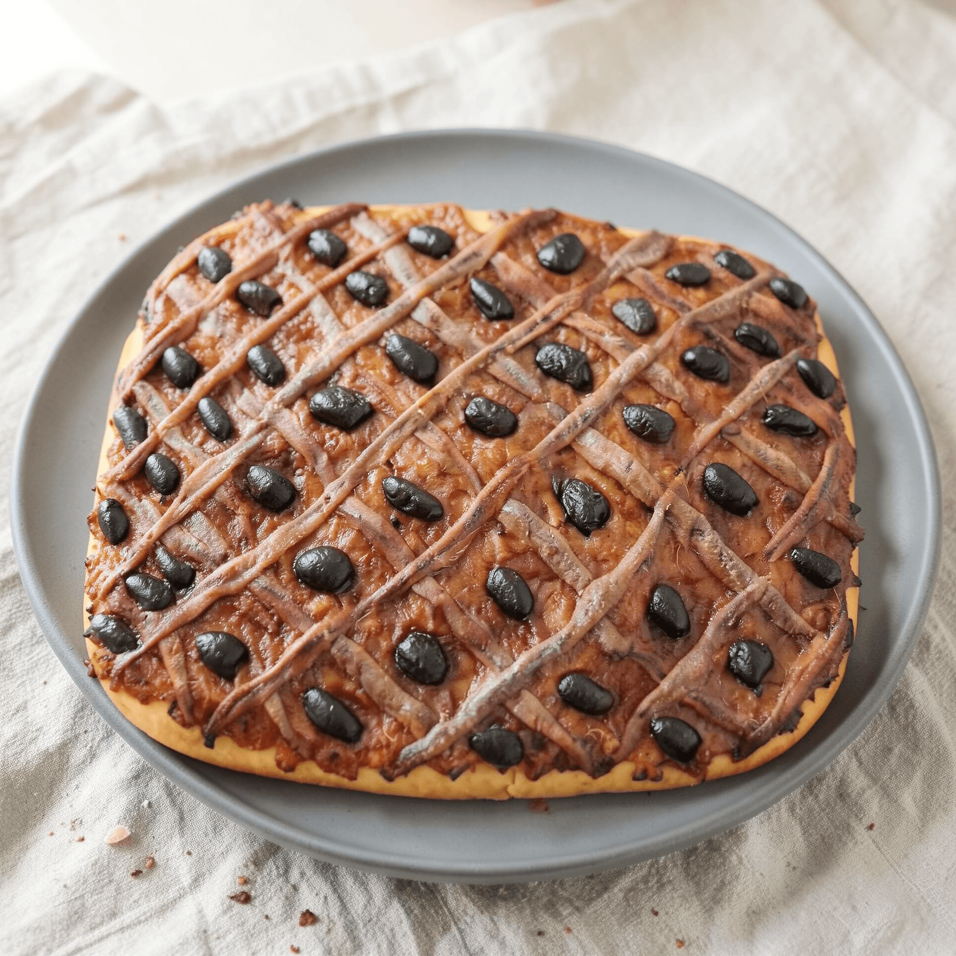 Anchovy & Caramelized Onion Pissaladière