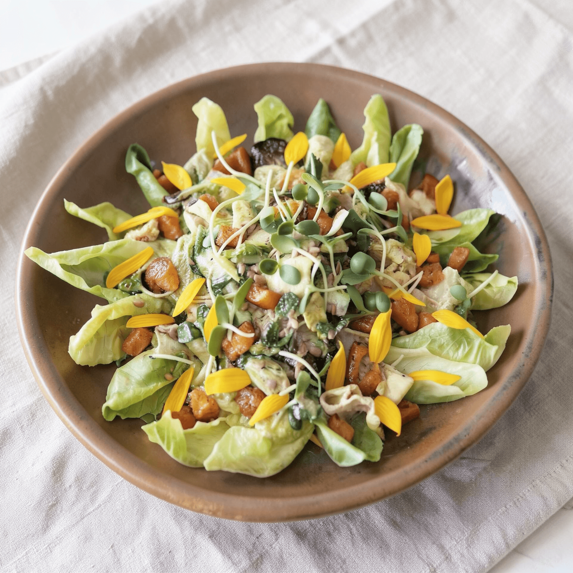 Sunflower Caesar Salad