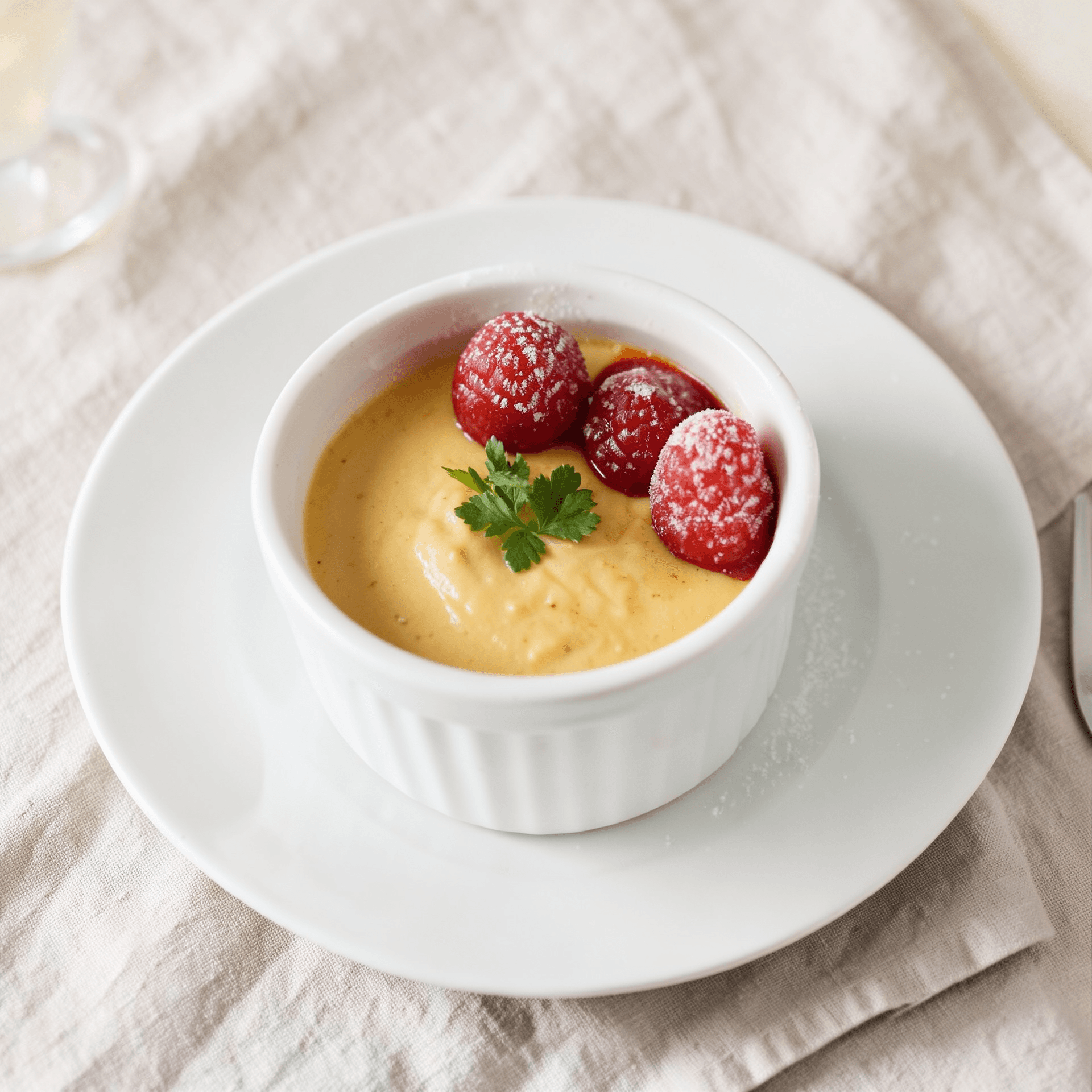 Old-Fashioned Baked Vanilla Custard