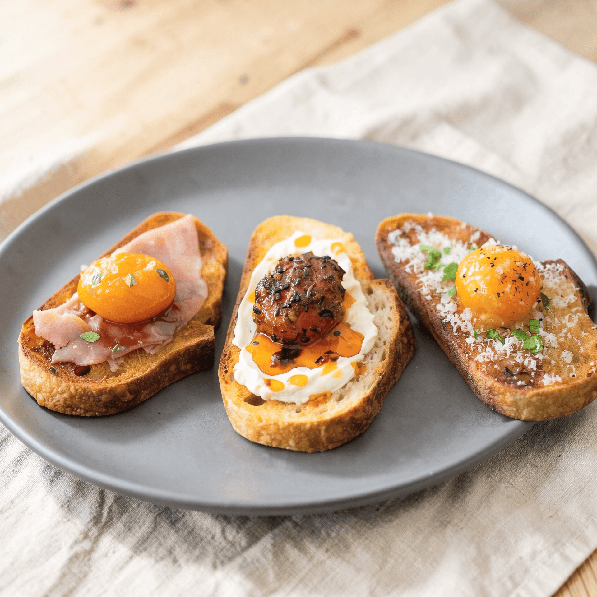 Cured Egg Yolks Three Ways