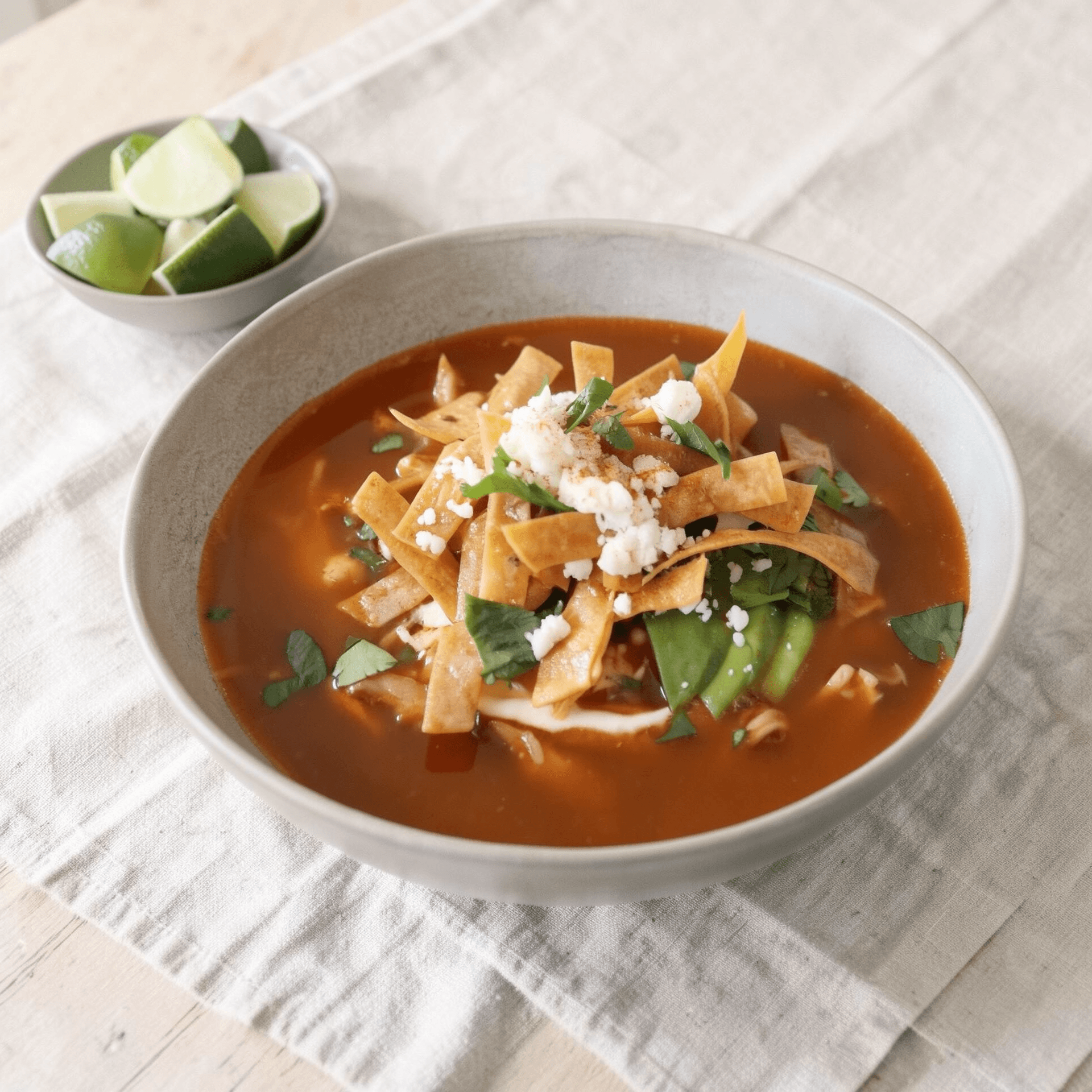 Scratch-Made Chicken Tortilla Soup