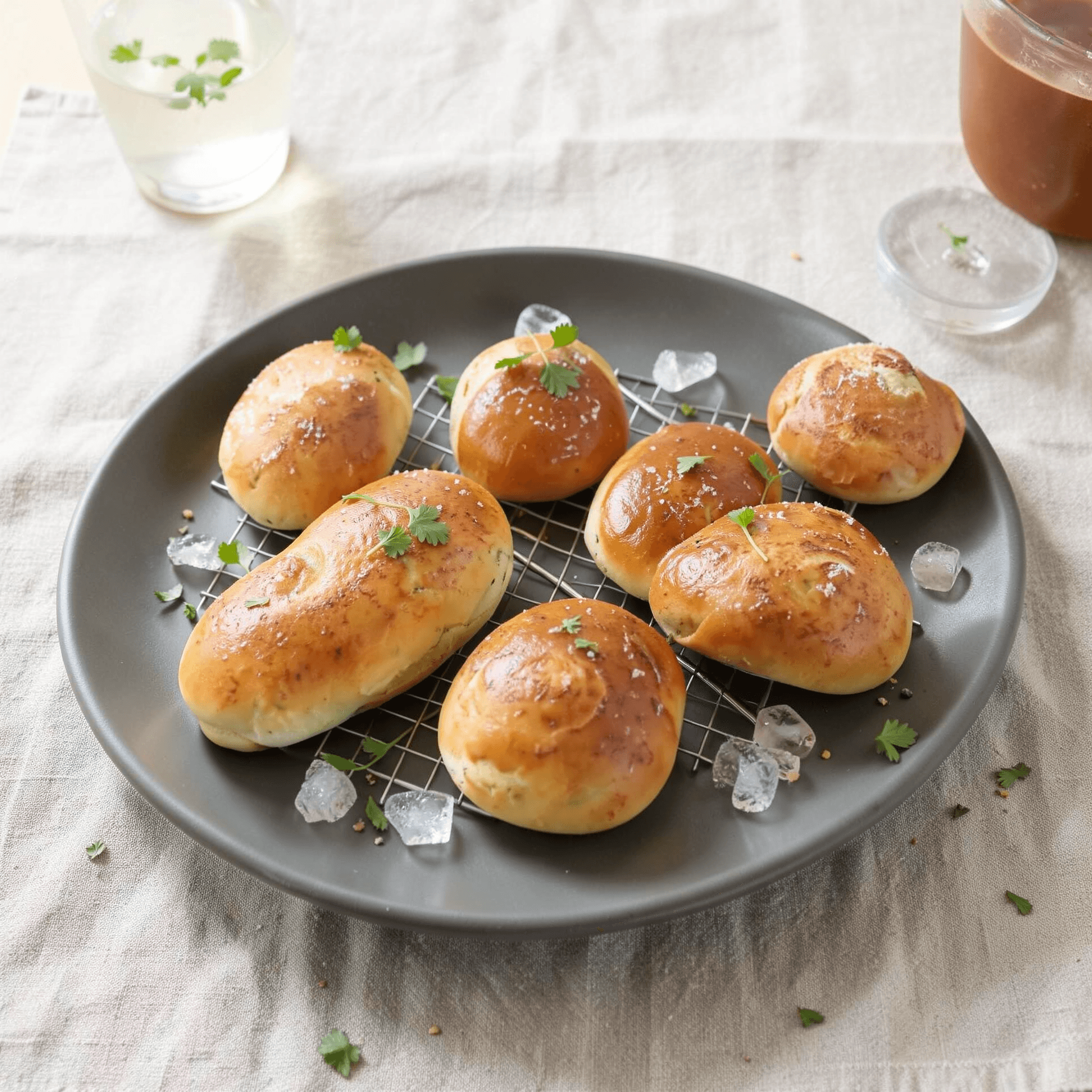 Garlic-Butter Burger Bun