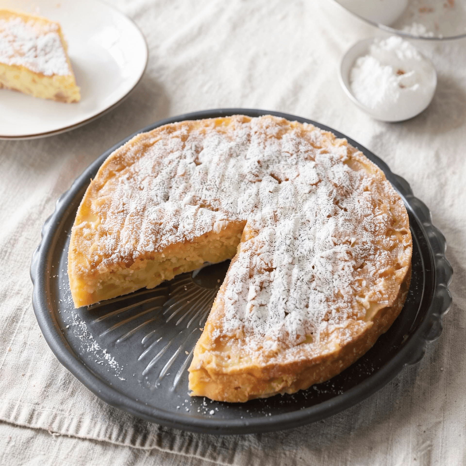 Rum-Infused French Apple Cake