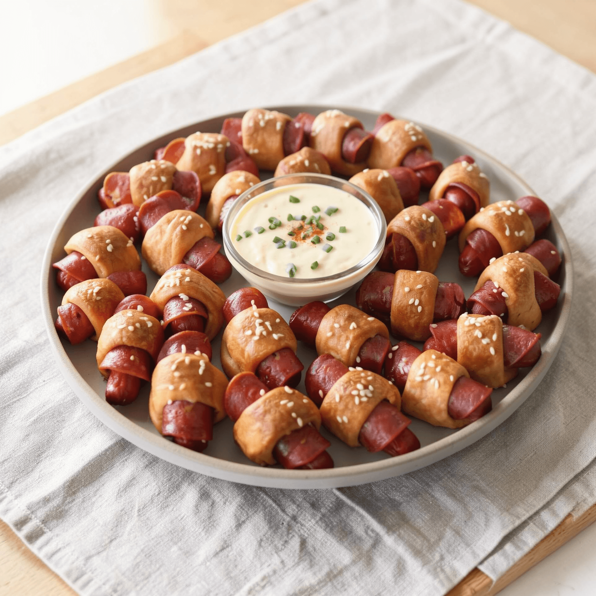 Pepperoni Pigs in a Blanket