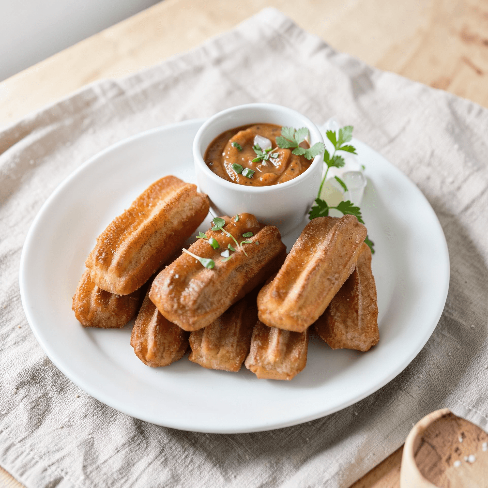 Baked Cinnamon-Sugar Churro Bites