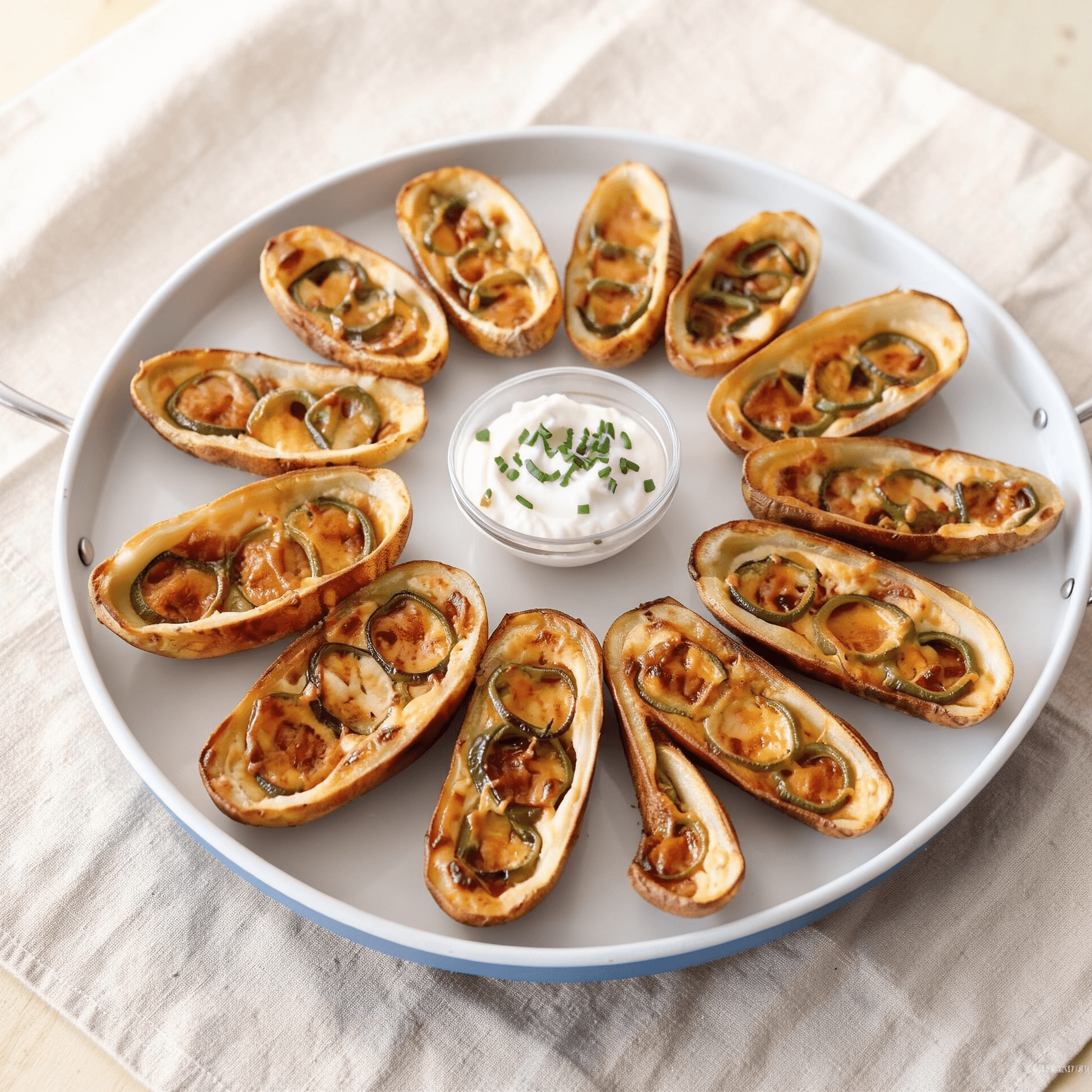 Jalapeño-Popper Potato Skins