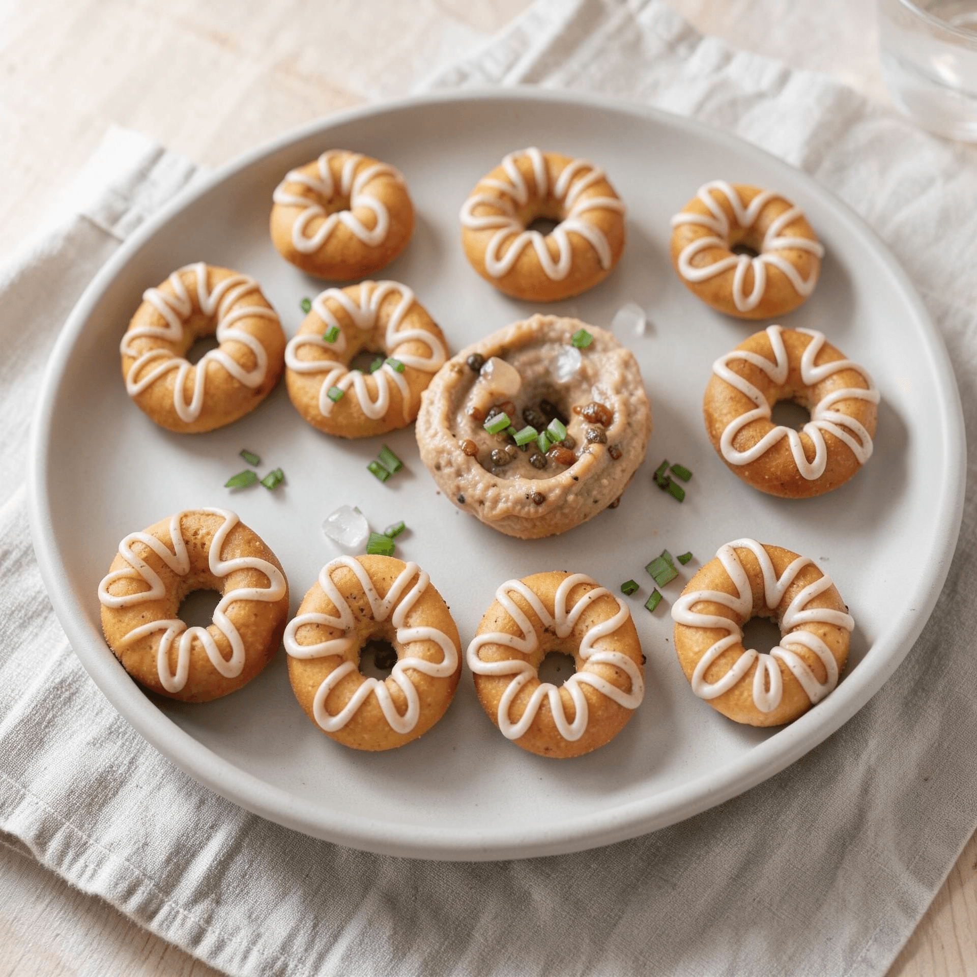 Chipotle-Iced Cornbread Donut