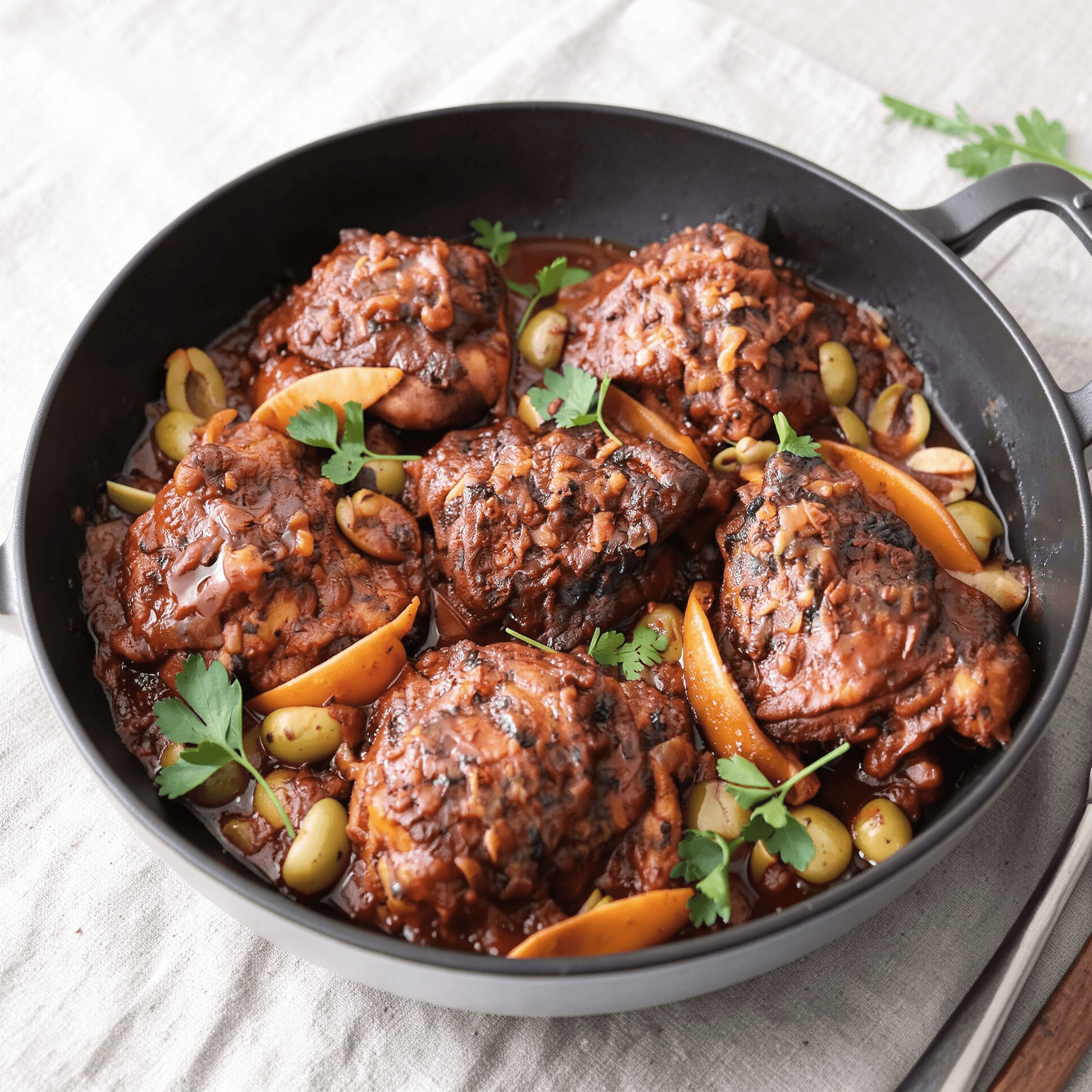 Moroccan Chicken Tagine with Preserved Lemon