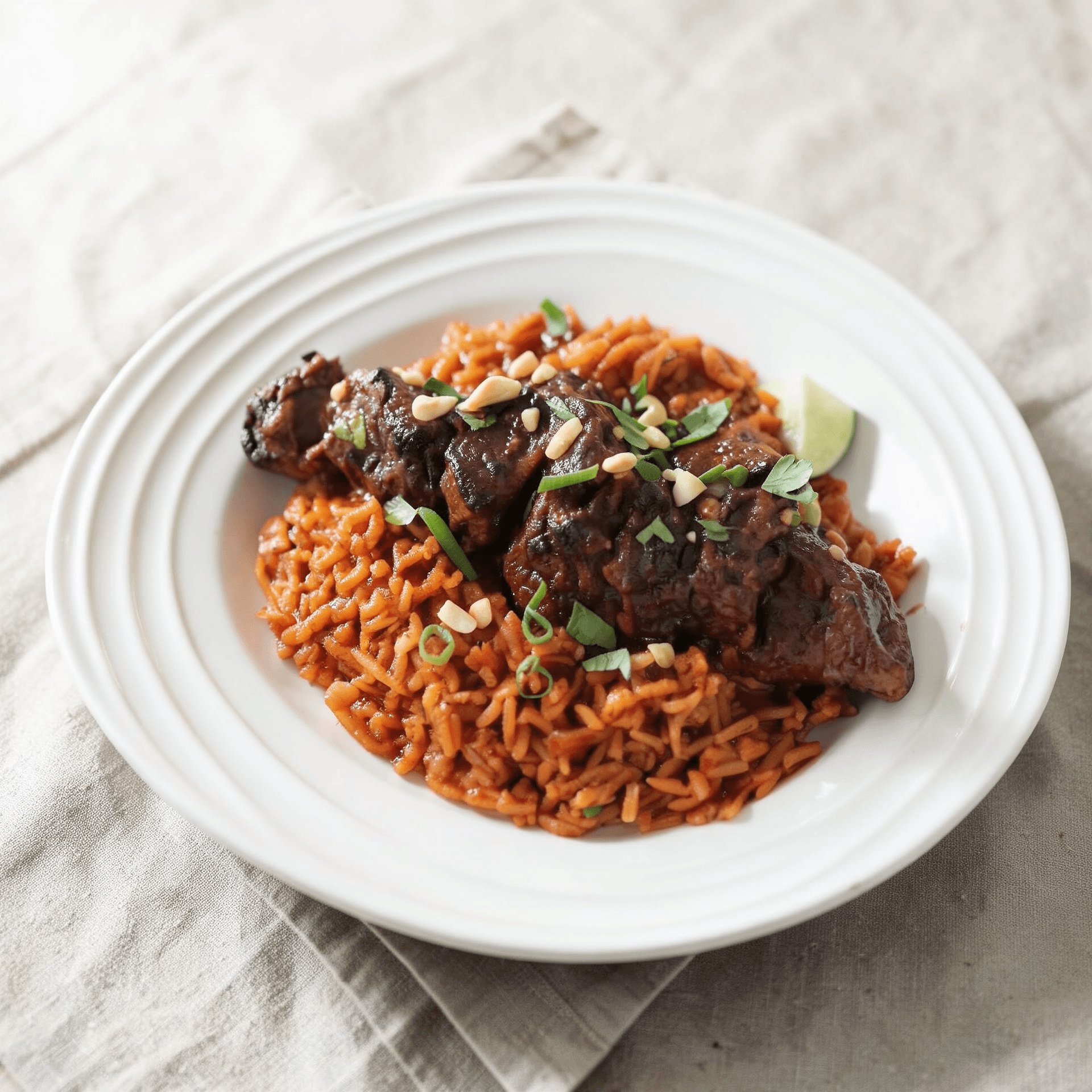 Peanut-Marinated Beef Suya