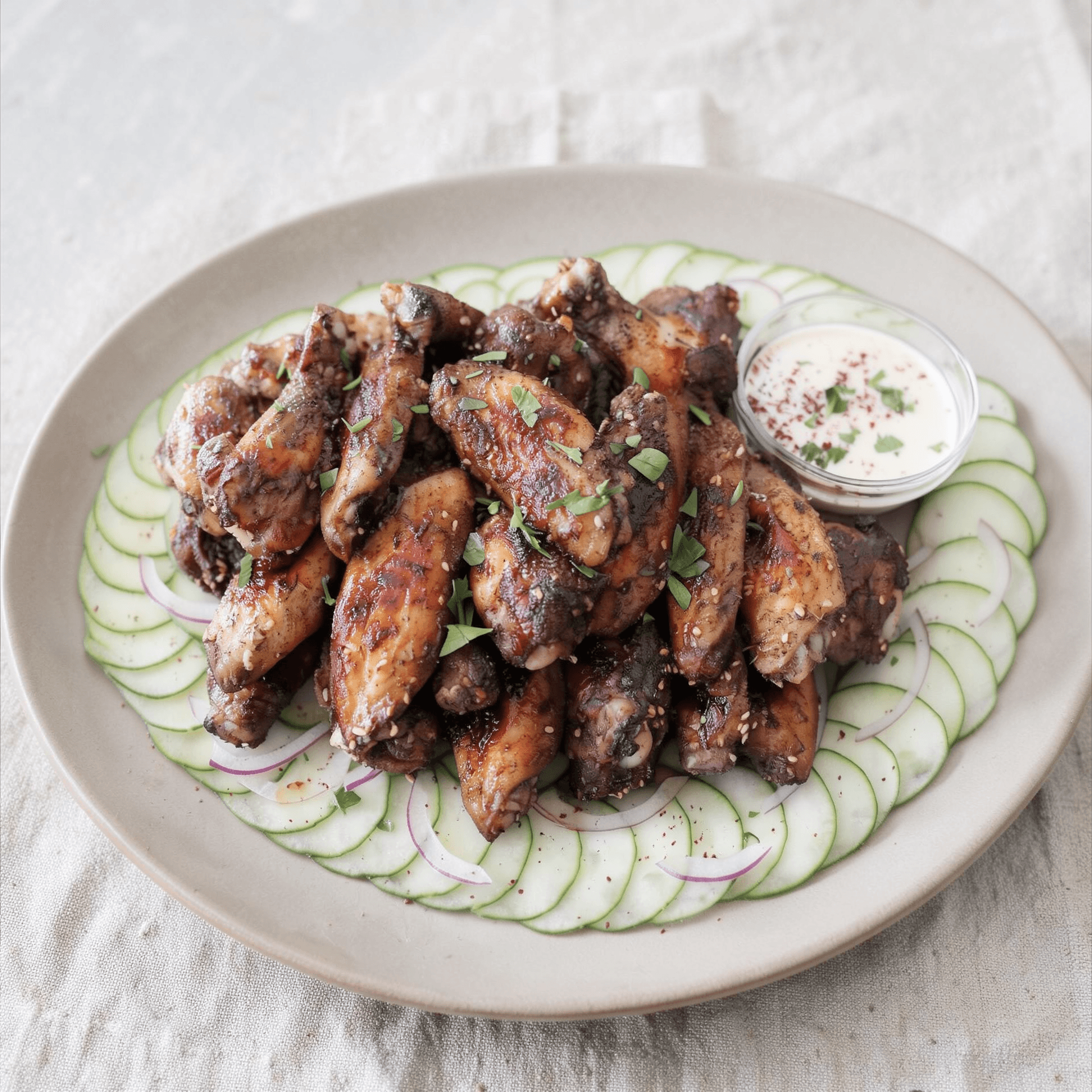 Za'atar Roasted Chicken Wings