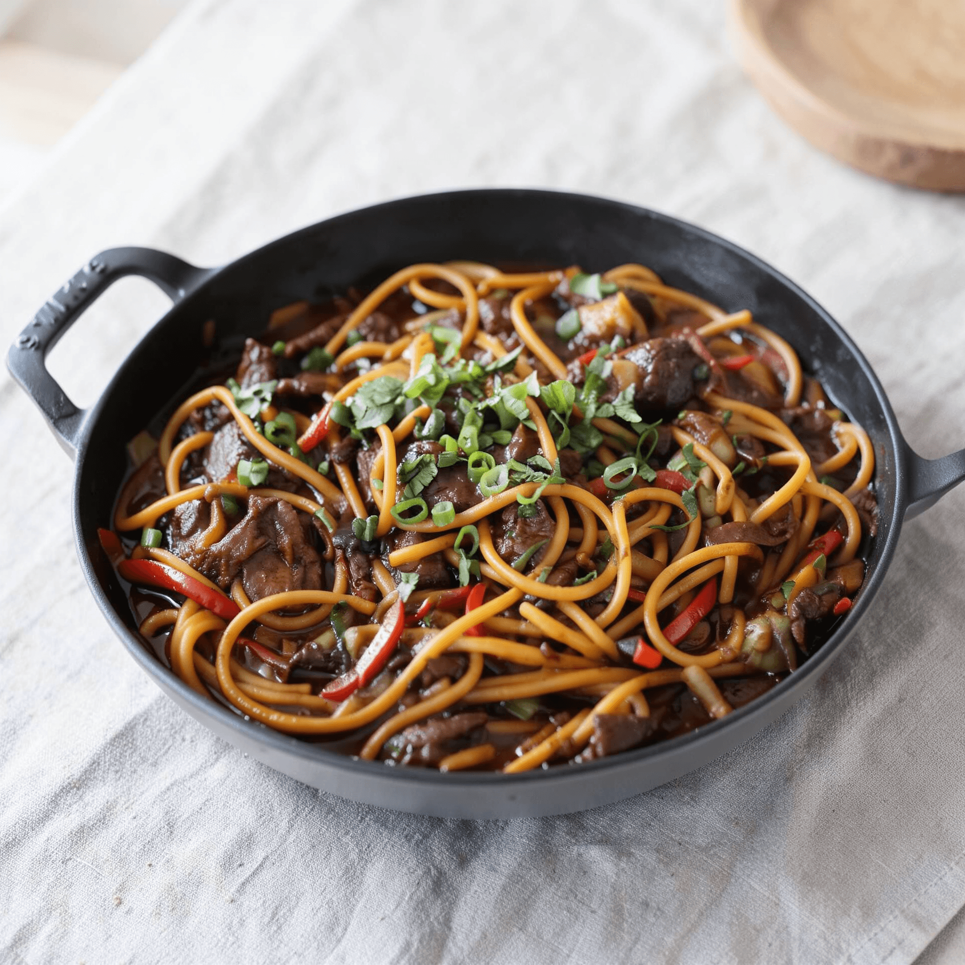 Miso-Braised Beef Noodles