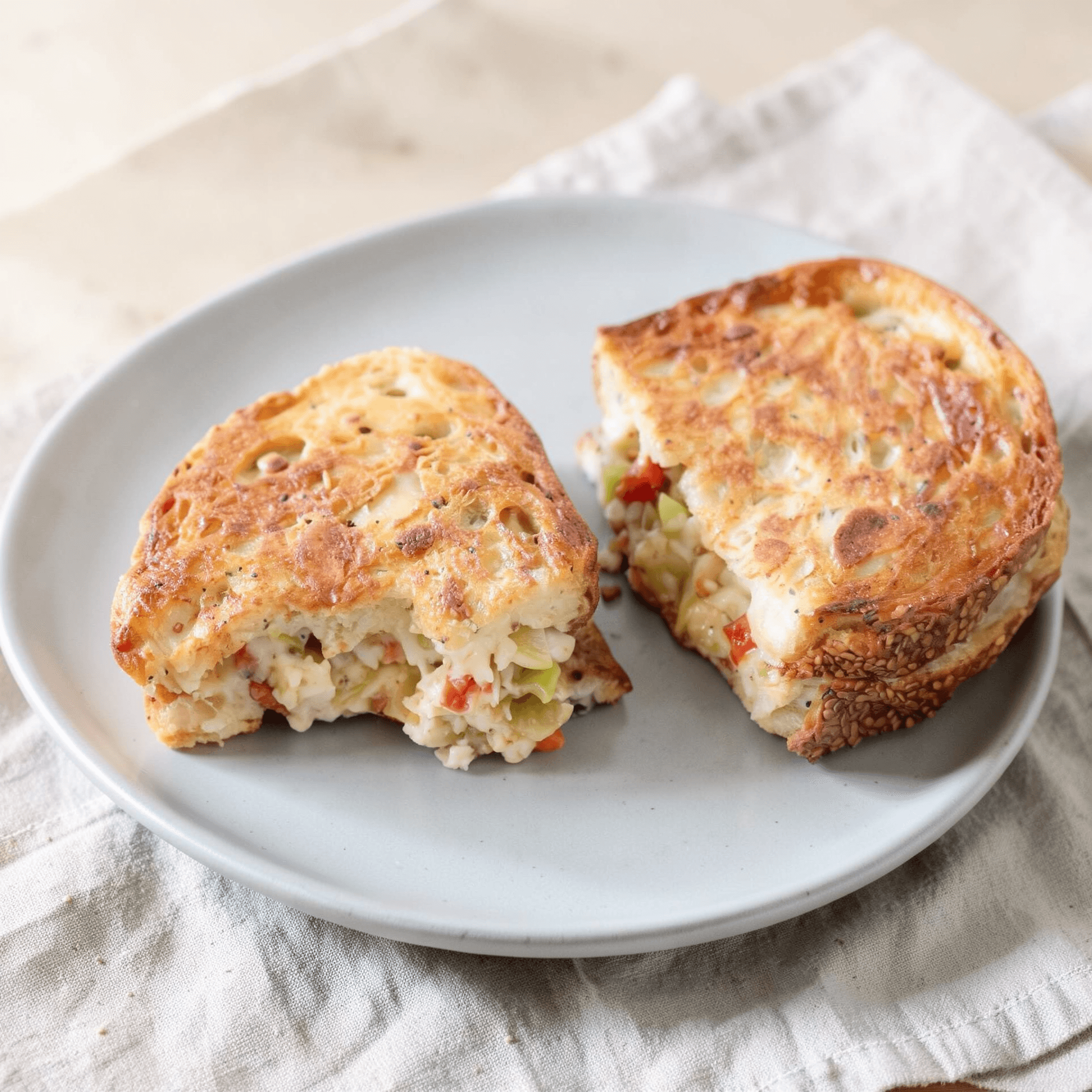 Italian-Marinated Grilled Cheese