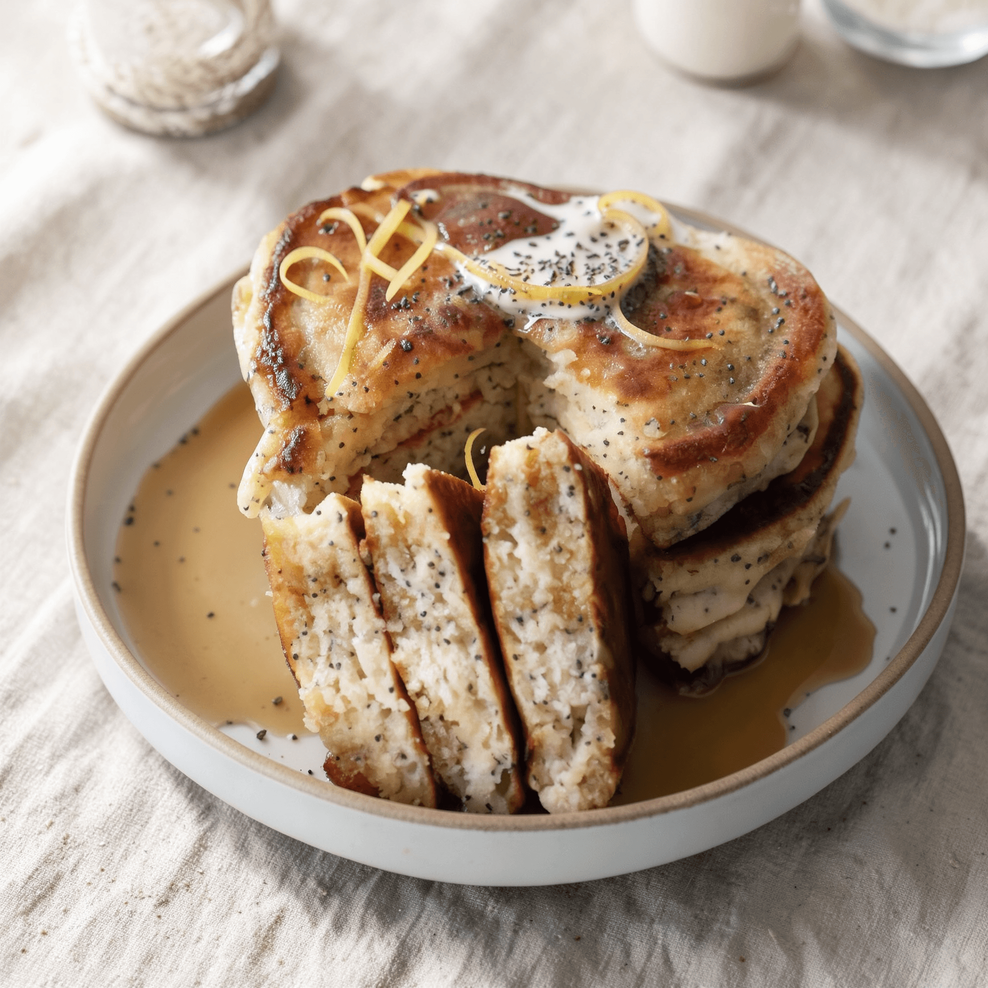 Lemon-Poppy Seed Pancakes