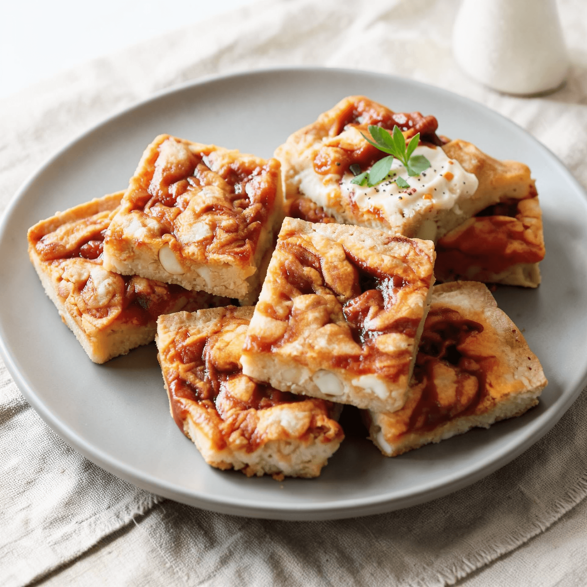 Gochujang-Swirl Macadamia Blondies