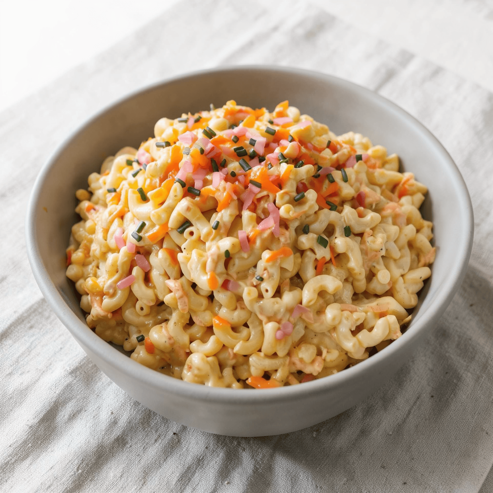 Creamy Hawaiian Macaroni Salad