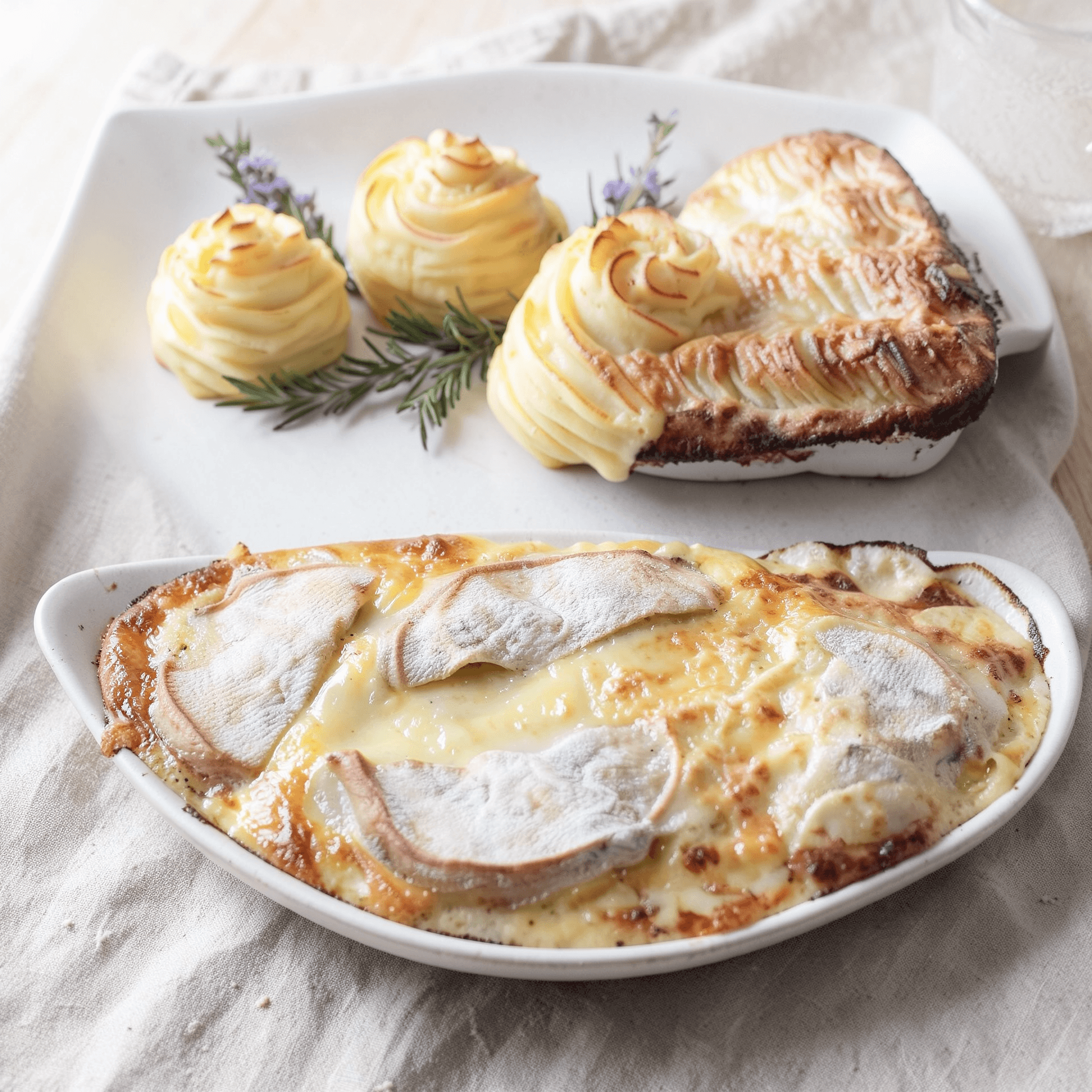 Piped Duchess Potatoes